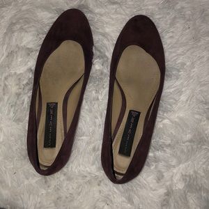 Burgundy Steve Madden flats